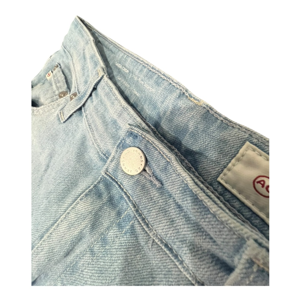 AG Adriano Goldschmied Saige Crop High Rise Straight, Size 28 - Picture 3 of 16